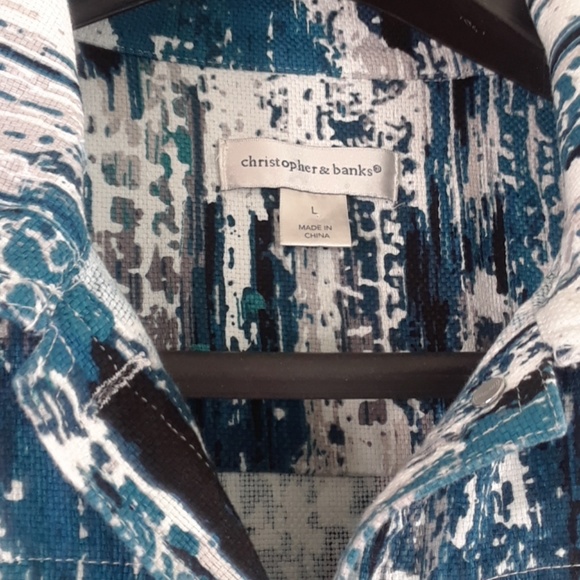 Christopher & Banks Denim-like jacket - Picture 3 of 8